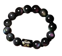 BNfthRT Natural Colorful Obsidian Beads Bracelet Fine GemStone Beaded For Men&woman Gifts