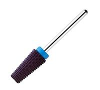 BNG 5 in 1 Carbide Nail Drill Bit Fast Remove Acrylic Nails Professional 3/32" Electric Nail Drill Tungsten Steel Bits Manicure Pedicure Professional Salon Tool(Medium, Purple)