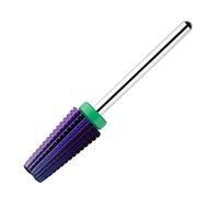 BNG 5 in 1 Carbide Nail Drill Bit Fast Remove Acrylic Nails Professional 3/32" Electric Nail Drill Tungsten Steel Bits Manicure Pedicure Professional Salon Tool(Coarse, Purple)