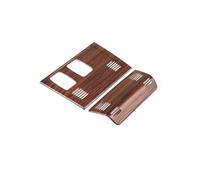 BNGDFDGH 2 Pcs Black Wood Grain ABS Car Roof Reading Light Cover Frame Trim Compatible With BMW X1 E84 2011-2015 Accessories(Pine Wood Grain)