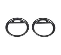 BNGDFDGH Compatible With Fiat 500 2008-2015 Abarth 595 2012-2015 695 2010-2015 Real Carbon Fiber Car Side Air Vent Frame Accessorie