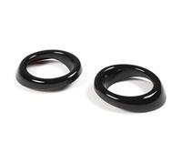 BNGDFDGH Compatible With Infiniti G Series 2010-2013 ABS Carbon Fiber Car Front Fog Light Cover Trim Sticker Accessories(Black)