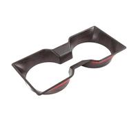 BNGDFDGH Compatible With Land Rover Defender 90 110 130 2025 Car Central Control Water Cup Frame Cover Trim Sticker Interior Accessories(Oak grain)