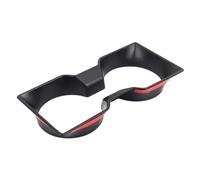 BNGDFDGH Compatible With Land Rover Defender 90 110 130 2025 Car Central Control Water Cup Frame Cover Trim Sticker Interior Accessories(Matt black)