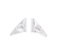 BNGDFDGH Compatible With Land Rover Range Rover Evoque 2020 ABS Chrome Car-styling Pillar A Audio Speaker Tweeter Frame Cover Trim Interior Accessory(Silver)