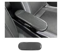 BNGDFDGH Compatible With MINI Cooper E/SE J01 EV Aceman J05 2024 2025 Car Center Console Storage Box Armrest Panel Cover Sticker Interior Accessories(ABS Carbon Texture,For Mini J05 Aceman)