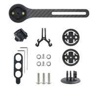 BNGXR Bicycle Computer Mount, Bicycle Computer Mount, Integrated Bicycle Mount Compatible with Garmin Edge Bryton Carbon Fibre Handlebar Mount for Integrated Handlebar GoPro Mount Headlight