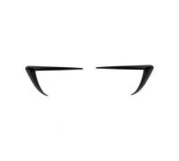 BNHIOPP Fog Light Grilles Compatible With Tesla For Model 3 1 Pair Fog Light Trim Glossy Black Carbon Fiber Pattern Car Fog Lamp Cover Accessories