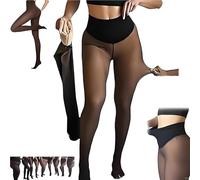 BNHJRD Magic Fleece Lined Leggings,High Waist Shaping,New Compression Band & One Seam Option Tights(C,XXX-Large)