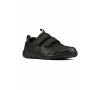 BNIB Clarks Boys SCOOTER RUN Black Leather School Shoes