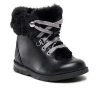 BNIB Clarks Girls Toddler DABI HIKER Black Leather Boots F Fitting
