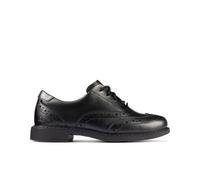 BNIB Clarks Kids SCALA BROGUE Black Leather School Shoes