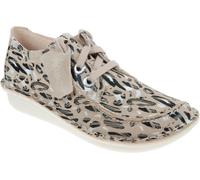 BNIB Clarks Ladies FUNNY DREAM Black / Sand Print Suede Shoe