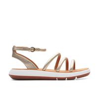 BNIB Clarks Ladies JEMSA STYLE Champagne Gold Leather Sandals