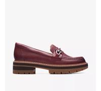 BNIB Clarks Ladies ORIANNA BIT Burgundy Leather Loafer Shoes