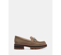 BNIB Clarks Ladies ORIANNA BIT Dark Sand Suede Loafer Shoes