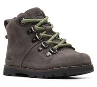 BNIB Clarks Toddler HEATH HIKE T Grey Suede Boots