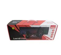 Marvo Scorpion CM416 Loot 40 4 in 1 RGB Gaming UK Layout Keyboard, Mouse, Headset and Mat Bundle (Black)
