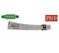 BNIB N Gauge PECO SL-386 Curved Point Large Radius R/H - Code 80 INSULFROG