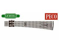 BNIB N Gauge PECO SL-388 R/H Point Large Radius Turnout - Code 80 INSULFROG