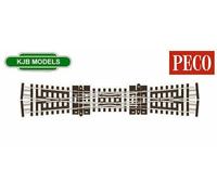 BNIB N Gauge PECO SL-390F Double Slip - Crossing - Code 55 INSULFROG