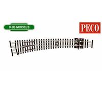 BNIB N Gauge PECO SL-E387F L/H Curved Point Large Radius - Code 55 ELECTROFROG