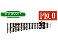 BNIB N Gauge PECO SL-E392F L/H Point Small Radius Turnout - Code 55 ELECTROFROG