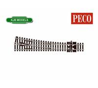 BNIB N Gauge PECO SL-U395F R/H Point Medium Radius Turnout - Code 55 UNIFROG