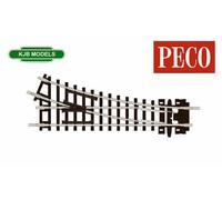 BNIB N Gauge PECO ST-5 No.1 Radius, R/H Turnout, Insulfrog Point SETRACK Code 80