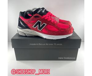 ✅ BNIB New Balance M990PL3 Suede RED ENCAP Made In US 8.5 UK 8 EU 42