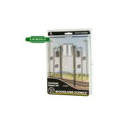 BNIB O Gauge Woodland Scenics Wired Electricity Poles - Choose From 3 Packs