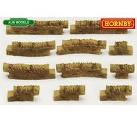 BNIB OO Gauge Hornby Skaledale R8541 Cotswold Stone Wall (Pack No. 3)
