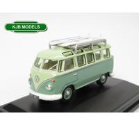 BNIB OO GAUGE OXFORD 1:76 76VWS005 VW T1 Samba Bus Turquoise/ Blue White
