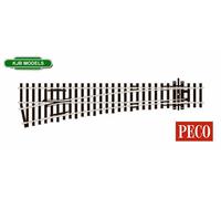 BNIB OO Gauge PECO SL-E96 Medium Radius L/H Point ELECTRFROG C 100