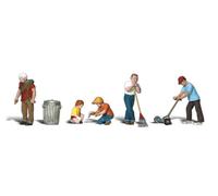 Lawn Workers HO Scale Woodland Scenics