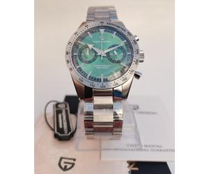 BNIB PAGANI DESIGN PD1766 ALL-STEEL CHRONOGRAPH WATCH SEIKO VK64 SAPPHIRE 100m
