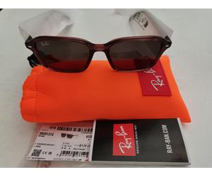BNIB RAY-BAN ITALY RJ9131S 7197/3 WAYFARER DARK VIOLET/BROWN 50 [] 17 130 3N