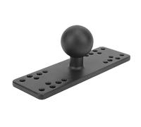 Bnineteenteam 1.5 Inch Fish Finder Mount with Ball,Universal Aluminum Alloy Electronic Mounting Plate, Compatible with, and More
