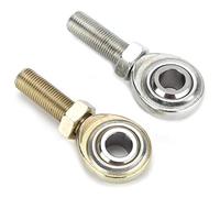 Bnineteenteam 2pcs Stainless Steel Rod Ends, Rod Ends Heim Joints, 200lbs Capacity, Universal Application, for Cars, Motorcycles, Boats