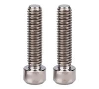 Bnineteenteam 2Pcs Titanium Alloy Bicycle Disc Brake Caliper Screw Bolts M6 X 25mm Bolts Screws for Mountain Bike