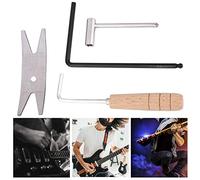 Bnineteenteam 4-in-1 Guitar Repair and Maintenance Tool, Electric Guitar Maintenance Set for Luthier to DIY Their Own Guitar Playing Accessories Musical Instrument Accessories