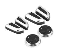 Bnineteenteam 6 ABS ABS Pieces for the Adjustment Knob Switch, Original Design for A4 A5 A6 Q5 Q5, Weathering Resistant Car Accessory