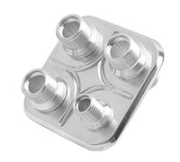 Bnineteenteam 6061 -T6 -Billet Aluminum Aleoy A/c Heating Connection of The Lump Lever for The/GM Power, Durability, Suitable for All OEM Systems/After Sales After Sales Systems (Silver)