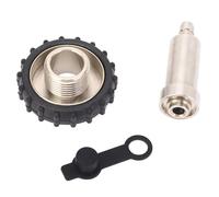 Bnineteenteam 8mm Diving Cylinder Connector Gas Adapter DIN, Stainless Steel Valve with Transparent Connection, DIN-Compatible for External Diving, Advanced Safety Features