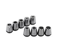 Bnineteenteam 9pcs ER 32 Spring Collet Set, High Precision 65Mn Steel for CNC Engraving Machine, 2-20mm Collet for Milling Lathe Tool