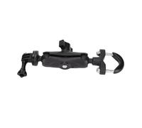 Bnineteenteam Bike Camera Holder, Plastic and Aluminum Alloy Mount with 360 Rotatable Feature for Sports Action Cameras on and Motorcycle
