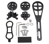 Bnineteenteam Bike Computer Mount Adjustable Angle Handlebar Holder Extended Out Front Bracket with Shockproof Non Slip Design for Universal Cycling Computer Compatibility