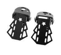 Bnineteenteam Bike Pedals 1 Pair Mn Steel Foldable Cycle Rear Foot Rest Pegs for Mountain and Kids Bikes Black Ergonomic Anti Slip Design Easy Installation