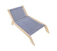 Bnineteenteam Cat Hammock, Wooden Frame Swing Chair with Anti Shake Design, Premium Materials, Comfortable Sleeping Bed for Indoor Cats (Beach Chair)