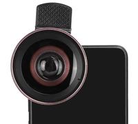 Bnineteenteam Cell Phone Lens, ABS Material, 2 in 1 Phone Lens with Wide Angle and Macro for Mobile Photography